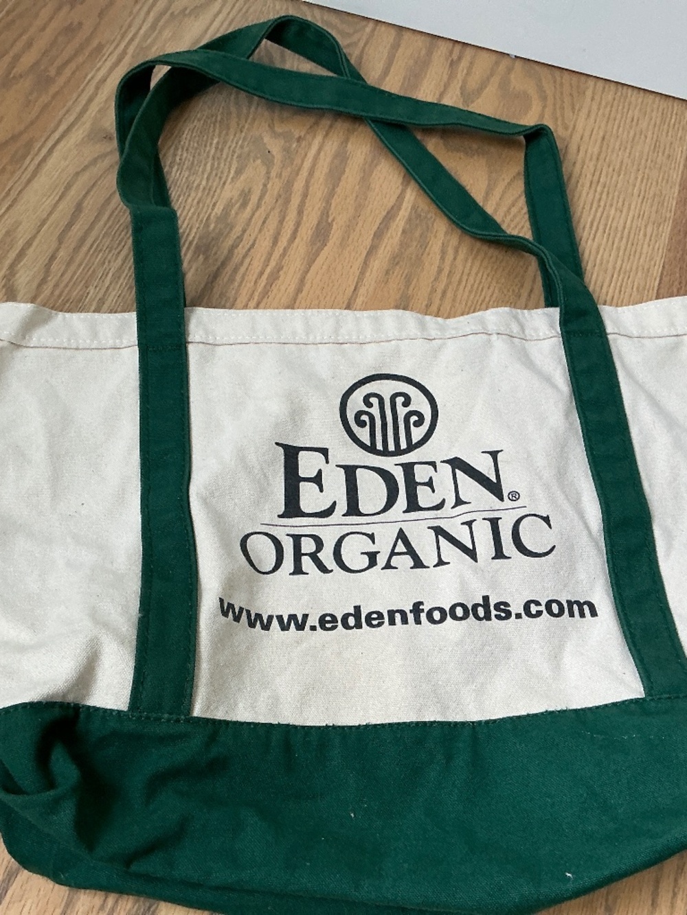 Eden Foods Organic. Canvas tote.